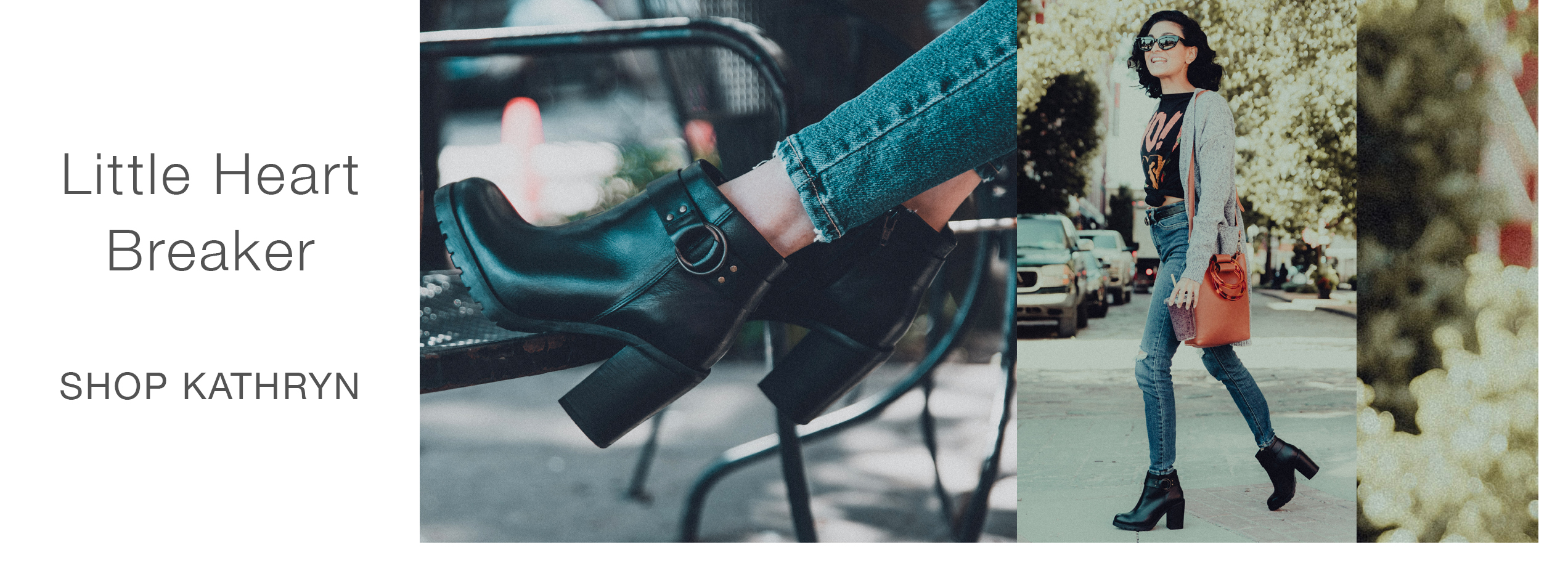 Image of kathryn leather boot in black. Little heart breaker. Shop kathryn.